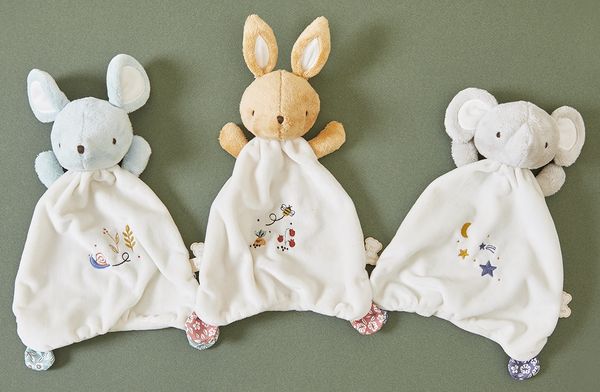 Doudou plat pour bébé dès la naissance